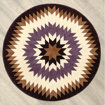 Round Sheepskin Carpet 4ft